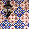 Tiles and lamp in Trinidad